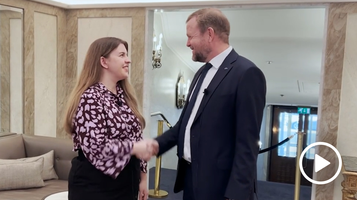 Le Secrétaire Général adjoint, Bjørn Berge, rencontre Alice Bergholtz, Vice-présidente du Conseil consultatif sur la jeunesse du Conseil de l’Europe